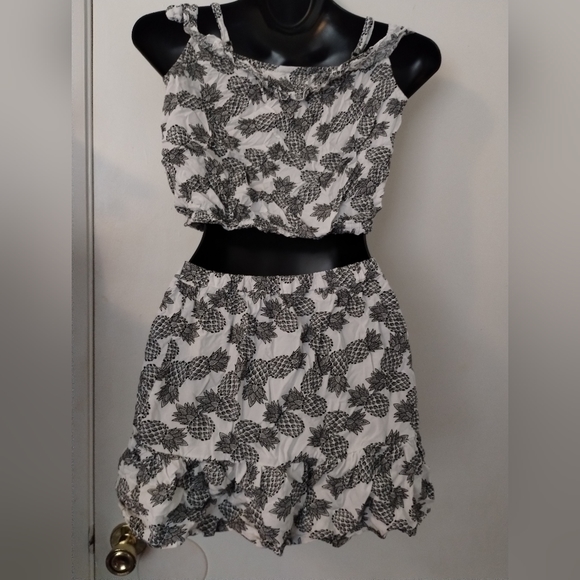 Children's Place Pineapple Skirt Set Girls Size‎ XL 14 - Picture 2 of 10